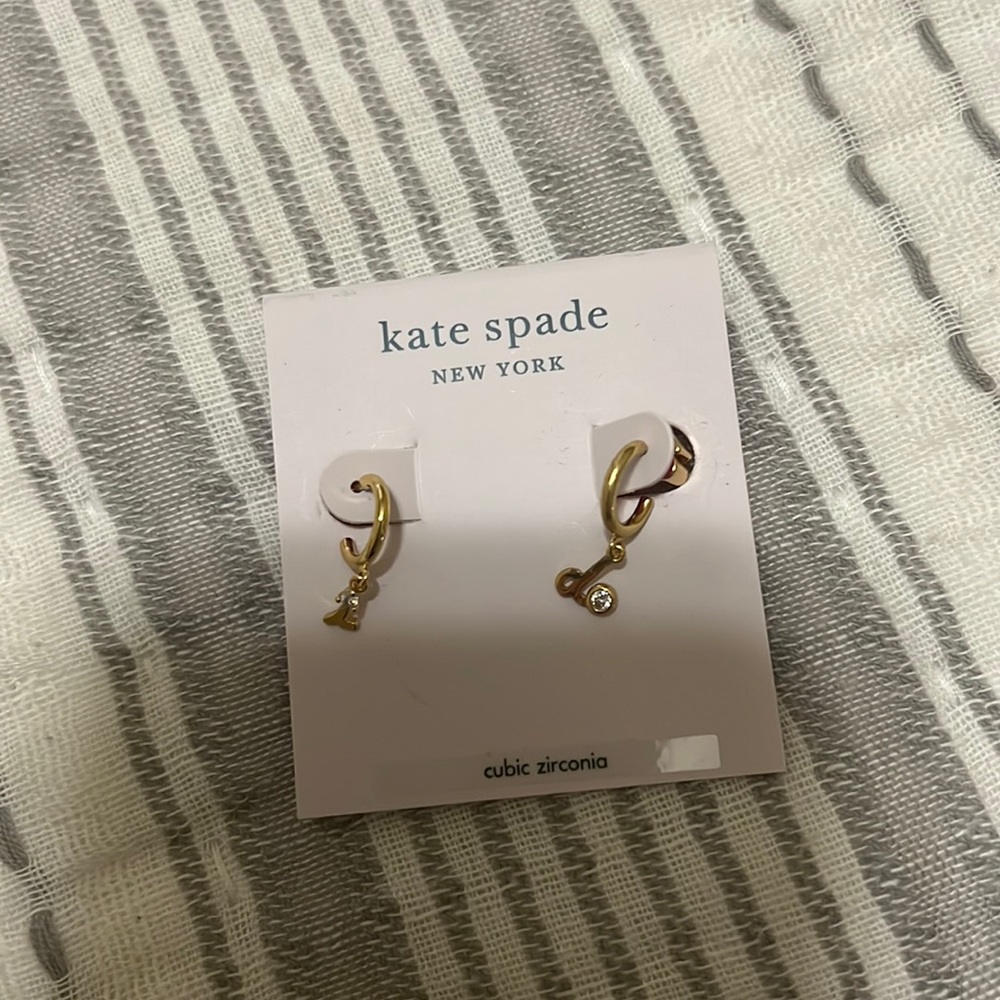 Kate spade “I do” earrings